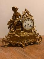 Antieke Franse vergulde pendule, Ophalen of Verzenden