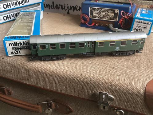 Marklin 4131 DB 4assige ombouwer 1/2klas nette staat ovp, Hobby en Vrije tijd, Modeltreinen | H0, Gebruikt, Wagon, Wisselstroom