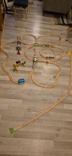 Houten Treinbaan Brio & Ikea, Kinderen en Baby's, Speelgoed | Houten speelgoed, Ophalen, Gebruikt, Overige typen