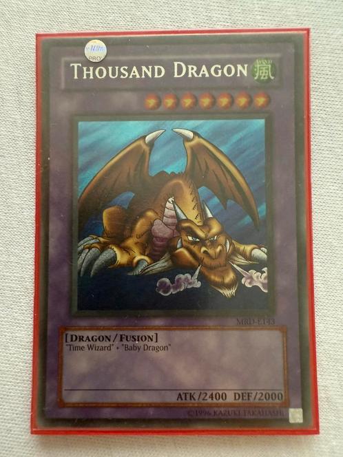 Thousand Dragon yugioh Secret Rare, Hobby en Vrije tijd, Verzamelkaartspellen | Yu-gi-Oh!, Nieuw, Losse kaart, Foil, Verzenden