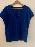 Blauwe King Louie vest - Maat M, Maat 38/40 (M), Blauw, Ophalen of Verzenden, Korte mouw