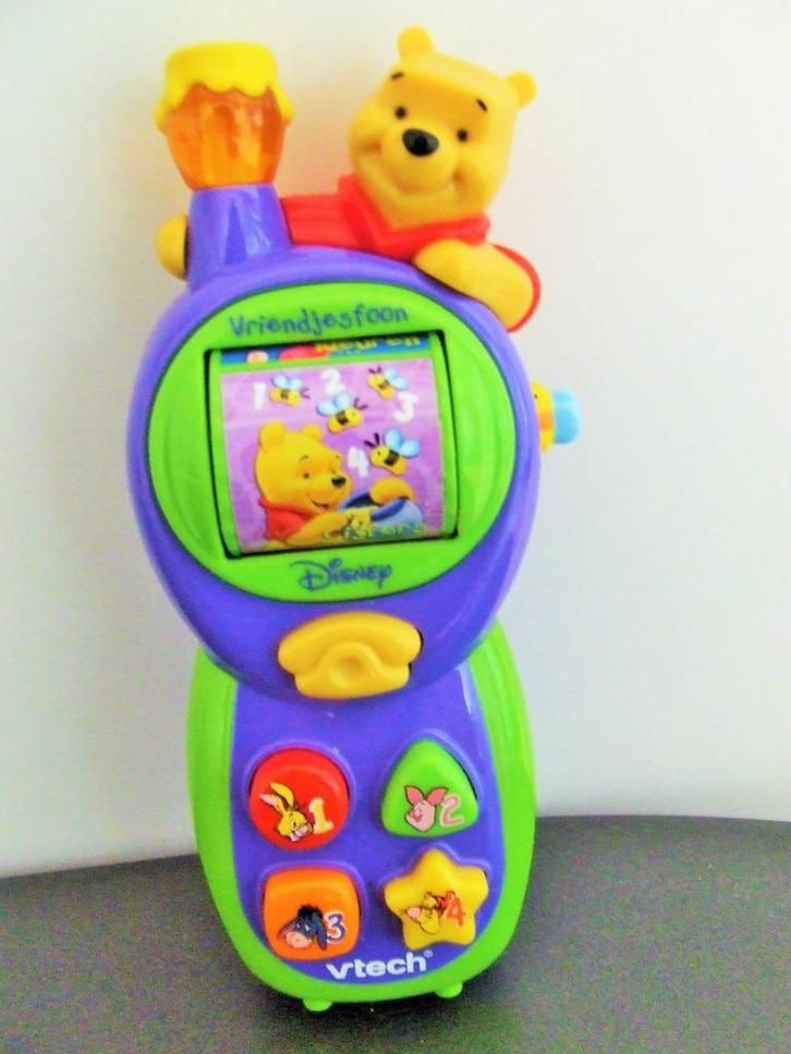 VTech Vriendjesfoon Winnie the Poeh, Kinderen en Baby's, Speelgoed | Vtech, Gebruikt, 6 maanden tot 2 jaar, Ophalen of Verzenden