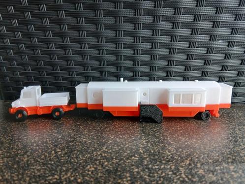 Unimog met Woonwagen, Hobby en Vrije tijd, Modelauto's | 1:87, Nieuw, Bus of Vrachtwagen, Ophalen of Verzenden