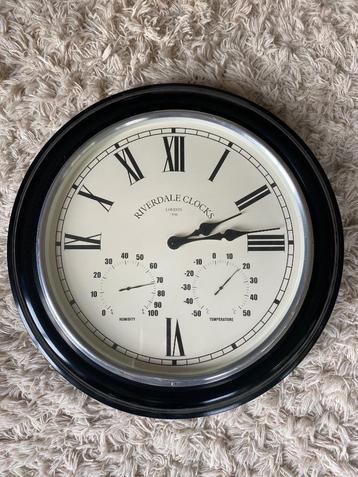 Klok | riverdale | klassiek | groot | wandklok beschikbaar voor biedingen