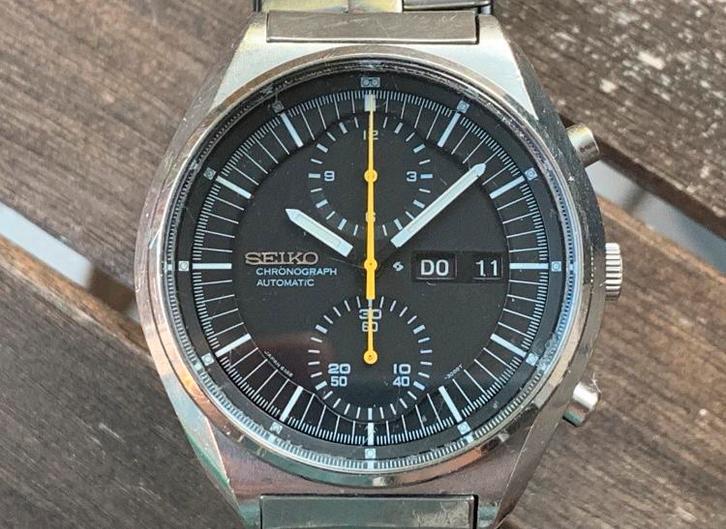 Seiko Jumbo 6138-3000 Chrono, Sieraden, Tassen en Uiterlijk, Horloges | Heren, Zo goed als nieuw, Seiko, Staal, Ophalen of Verzenden