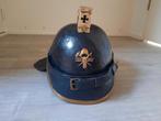 Brandweerhelm Nederland (mod Amsterdam)., Verzamelen, Ophalen of Verzenden, Landmacht, Nederland, Embleem of Badge