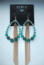 Mixit groene druppel kettinkjes hang oorbellen, Overige materialen, Hangers, Nieuw, Ophalen of Verzenden