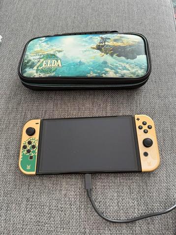 Nintendo switch OLED Zelda editie beschikbaar voor biedingen