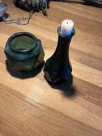 2x Ikea vaasjes, Ophalen of Verzenden, Zo goed als nieuw, Glas, Minder dan 50 cm