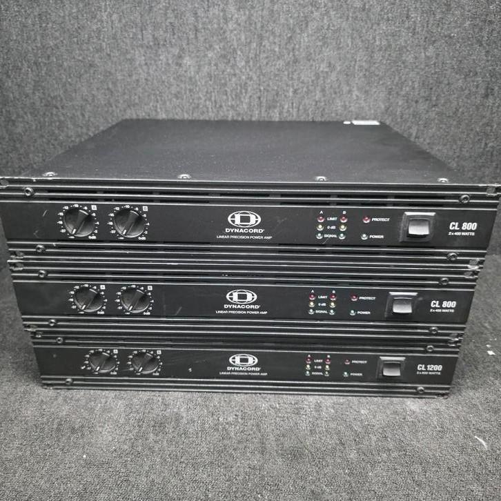 DYNACORD  versterkers     CL800  & CL1200, Audio, Tv en Foto, Luidsprekers, Gebruikt, Subwoofer, 120 watt of meer, Overige merken