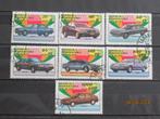 7  ZEGELS  MALAGASY 1992 - AUTO'S   =795=, Postzegels en Munten, Postzegels | Afrika, Ophalen of Verzenden, Overige landen, Gestempeld