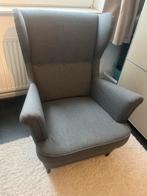 Grijze IKEA fauteuil ZGAN, Huis en Inrichting, Fauteuils, Ophalen, Zo goed als nieuw, Stof, 75 tot 100 cm