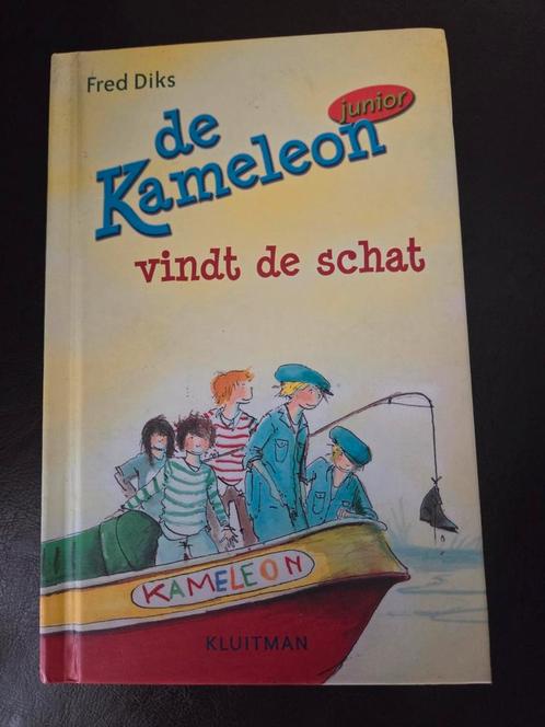 De Kameleon Junior vindt de schat - Fred Diks, Boeken, Kinderboeken | Jeugd | onder 10 jaar, Gelezen, Fictie algemeen, Ophalen of Verzenden