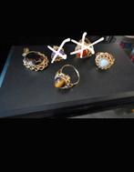 Antieke gouden ringen en hangers, Sieraden, Tassen en Uiterlijk, Ringen, Ophalen, Dame, Goud, Goud