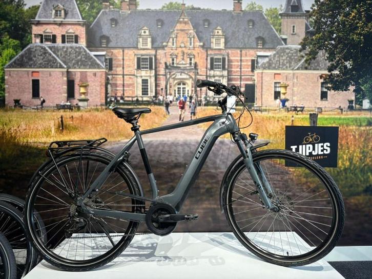 Cube Touring Heren zwart 60cm 2021, Fietsen en Brommers, Elektrische fietsen, Gebruikt, Cube, 59 cm of meer