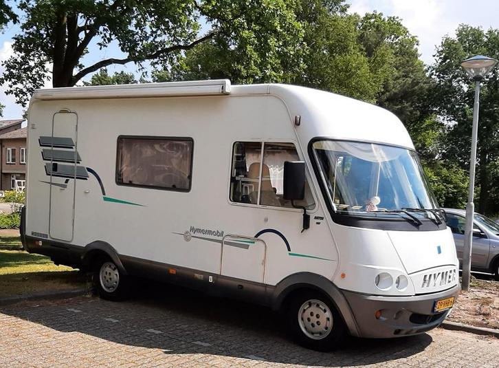 Hymer B544 familiecamper, Caravans en Kamperen, Campers, Particulier, Integraal, Hymer, Ophalen