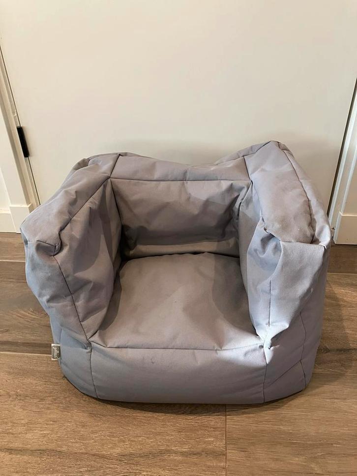 Jolein kinder zitzak stoel grijs, Huis en Inrichting, Zitzakken, Gebruikt, Grijs, Ophalen