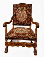 Ridderstoel - Franse Régence-stijl fauteuil met naaldwerk, Antiek en Kunst, Ophalen