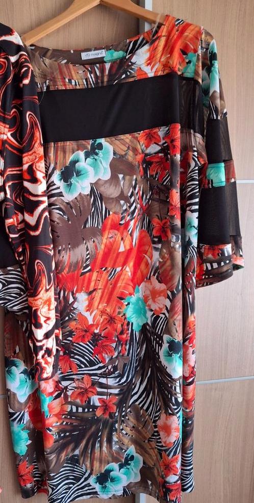 Zomerjurkje maat: 52/54, Kleding | Dames, Grote Maten, Zo goed als nieuw, Jurk, Ophalen of Verzenden