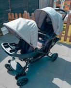 Dubbele buggy, Kinderen en Baby's, Buggy's, Ophalen, Zo goed als nieuw