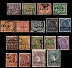 Nederlands Indië nr. 63-80 JAVA 1908 gestempeld, Postzegels en Munten, Postzegels | Nederlands-Indië en Nieuw-Guinea, Ophalen of Verzenden