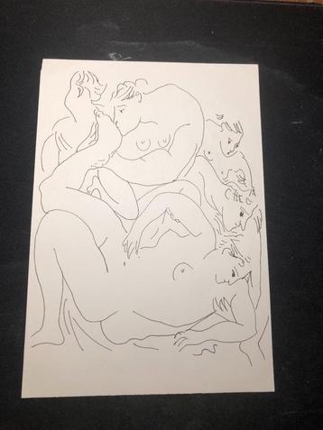 Inkt-tekening vermoedelijk PIcasso (7) beschikbaar voor biedingen