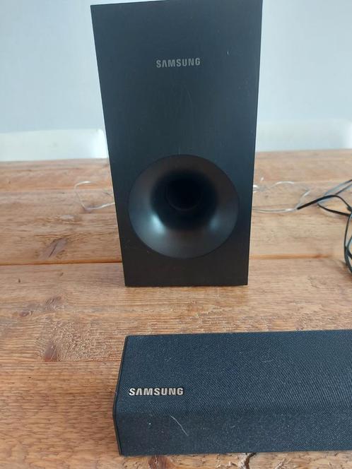 Samsung soundbar met subwoofer, Audio, Tv en Foto, Soundbars, Zo goed als nieuw, Bluetooth, Ophalen