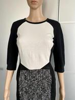 G609 Marc Cain mt. 34/36=XS/S jurk jurkje zwart/wit/grijs, Kleding | Dames, Jurken, Zwart, Ophalen of Verzenden, Zo goed als nieuw