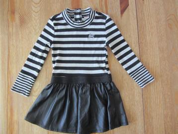 Zwart/wit jurkje Bakkaboe maat 98 beschikbaar voor biedingen