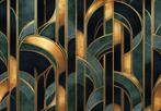 Art Deco Stijl fotobehang, Fotobehang4you, Verzenden, Minder dan 10 m², Art Deco, trendy