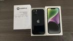 iphone 14 zwart 128gb nieuwstaat garantiebon, Telecommunicatie, Mobiele telefoons | Apple iPhone, Ophalen, 128 GB, Zwart, Zo goed als nieuw