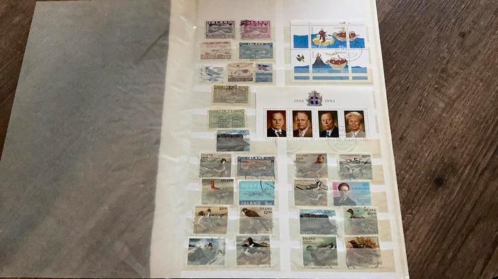 #118 Verzameling IJsland, Postzegels en Munten, Postzegels | Volle albums en Verzamelingen, Buitenland, Ophalen of Verzenden
