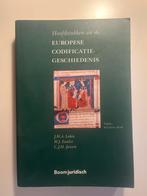 Europeese Codificatiegeschiedenis - Zo goed als nieuw, Boeken, Studieboeken en Cursussen, Ophalen of Verzenden, Alpha, Zo goed als nieuw