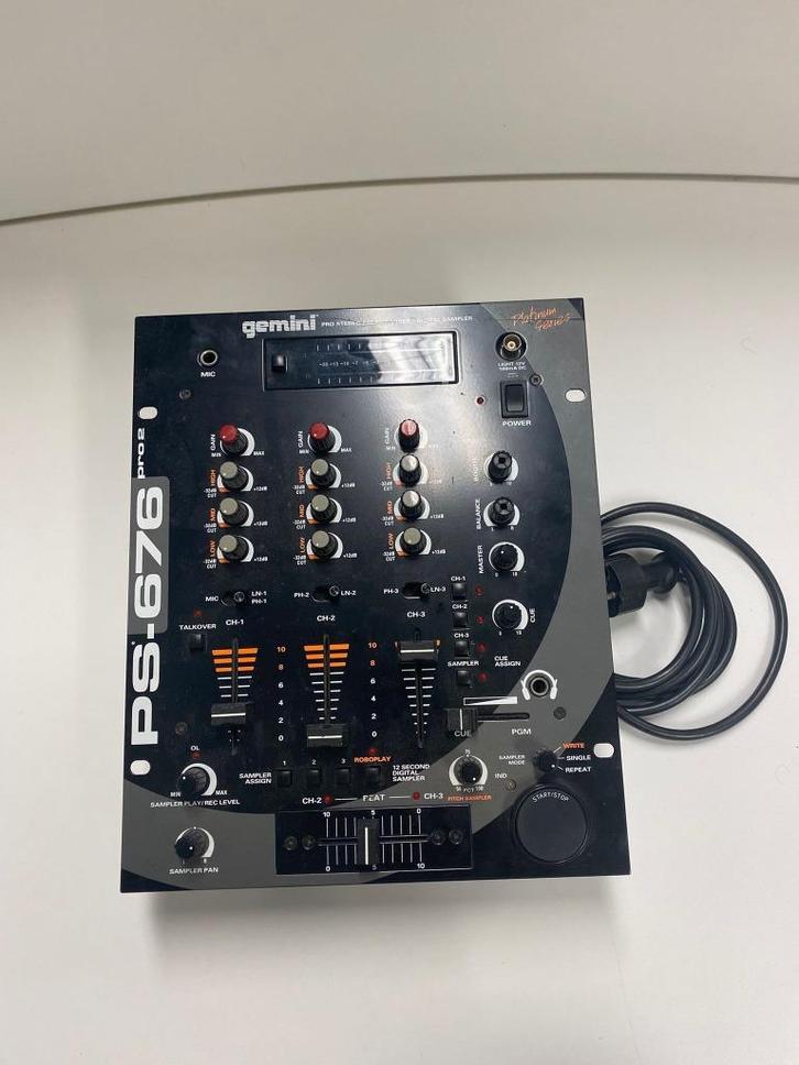 Gemini PS-676 Pro2 – Professionele DJ Mixer Platinum Series, Hobby en Vrije tijd, Overige Hobby en Vrije tijd, Gebruikt, Ophalen of Verzenden