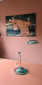 Vintage Herda Tafellamp - Jaren 80 Design, Huis en Inrichting, Lampen | Vloerlampen, Ophalen, Gebruikt, Vintage, Glas
