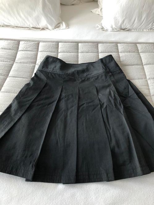 CORA KEMPERMAN ROK PLISSÉ BLAUW WIKKELROK SMALL, Kleding | Dames, Rokken, Zo goed als nieuw, Maat 36 (S), Blauw, Onder de knie