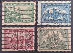 Deutsche Reich 364x-367x Freimarken Bauwerke., Postzegels en Munten, Postzegels | Europa | Duitsland, Ophalen of Verzenden, Duitse Keizerrijk