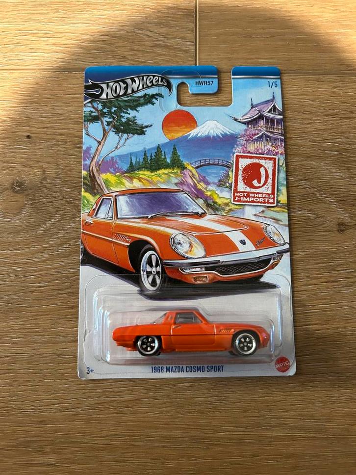 Hot Wheels 1968 Mazda Cosmo Sport Oranje, Hobby en Vrije tijd, Modelauto's | Overige schalen, Nieuw, Auto, Ophalen of Verzenden