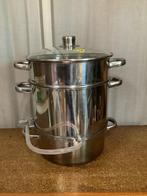 Sappan,RVS ,merk ELO,, Huis en Inrichting, Keuken | Potten en Pannen, Ophalen of Verzenden, Zo goed als nieuw, Rvs, Koekenpan of Braadpan