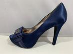 Liu Jo, maat 39 stijlvolle blauwe peeptoe hakken., Liu Jo, Zo goed als nieuw, Schoenen met hoge hakken, Verzenden