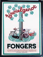 [Poster in Frame] FONGERS Rijwielgenot Fiets Reclame, Verzamelen, Posters, Verzenden, Nieuw, Rechthoekig Staand