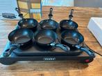 Wokset Mini Wokpannetjes Set, Ophalen of Verzenden, Gebruikt, 4 t/m 7 personen