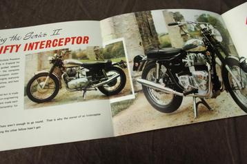 Royal Enfield Interceptor motorcycle verkoop folder beschikbaar voor biedingen