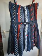 Zelfgemaakte Stropdassen jurk mt 48, Ophalen of Verzenden, Nieuw, Maat 46/48 (XL) of groter, Onder de knie