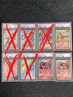 Pokémon diverse PSA graded Charizards - ook los te koop!, Ophalen of Verzenden, Zo goed als nieuw, Meerdere kaarten, Foil