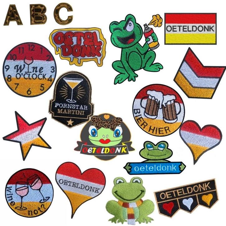 Oeteldonk emblemen, Kleding | Dames, Carnavalskleding en Feestkleding, Nieuw, Accessoires, Carnaval, Ophalen of Verzenden