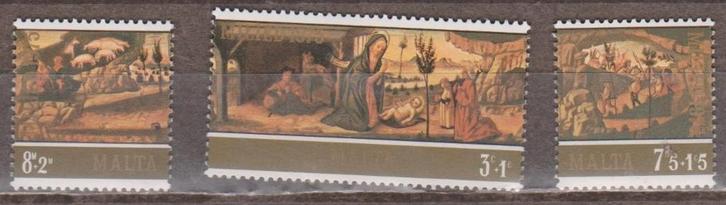 3306. Malta 518/20 pfr. Kerst, Postzegels en Munten, Postzegels | Europa | Overig, Postfris, Malta, Verzenden