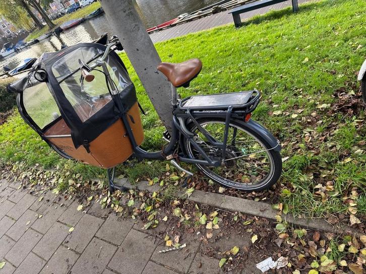 Babboe City Elektrisch - Goed Onderhouden!, Fietsen en Brommers, Fietsen | Bakfietsen, Gebruikt, Overige merken, Goederen, Elektrisch