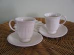€ 10 = 2 x kop + schotel * Wedgwood * Early Morning *, Ophalen of Verzenden, Zo goed als nieuw, Wedgwood, Kop(pen) en/of Schotel(s)