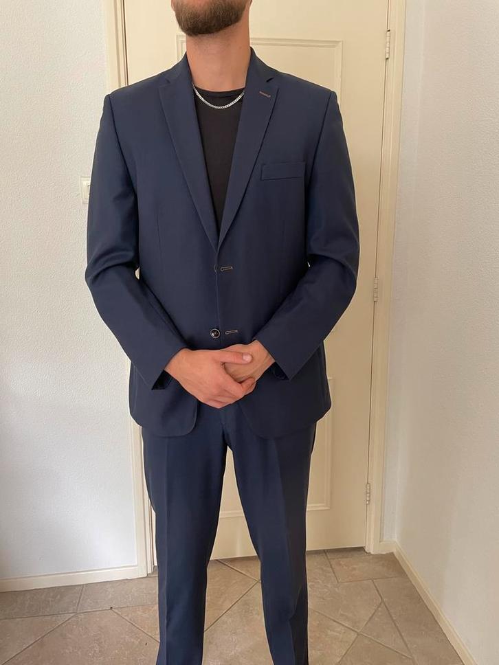 Roy robson maat 52, Kleding | Heren, Kostuums en Colberts, Zo goed als nieuw, Maat 52/54 (L), Blauw, Ophalen of Verzenden